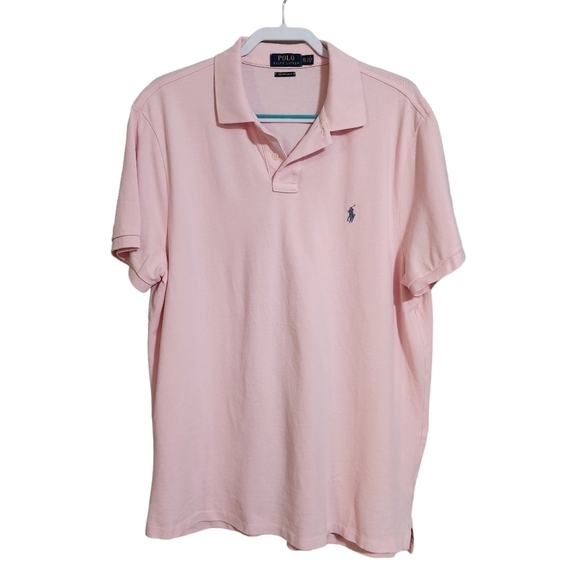 Polo Ralph Lauren Mens Pink Shirt Designer Brand Sz XXL - Picture 1 of 9